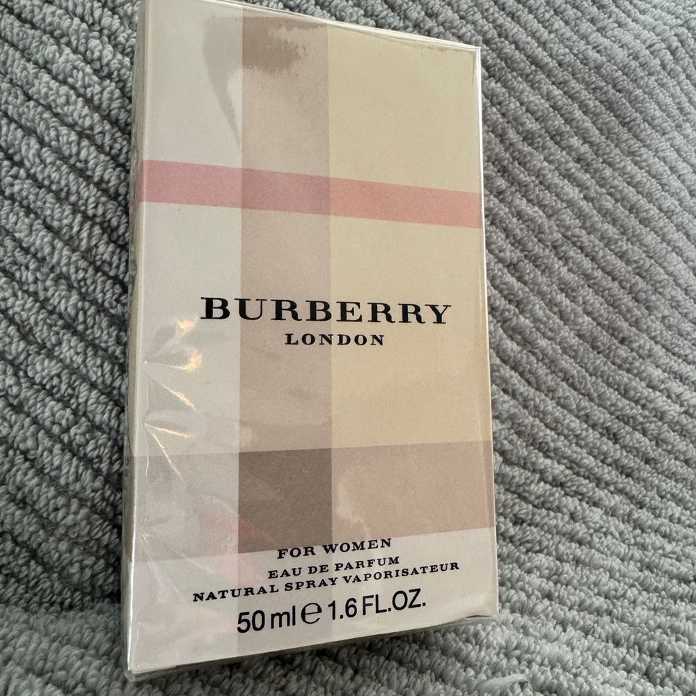 Burberry Plaid Fabric Perfume Bottle 1.6oz-  box/packaging not included.